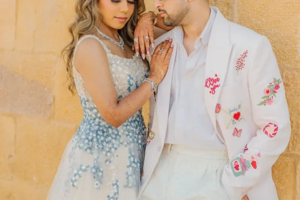 Intimate Bride and Groom Moment