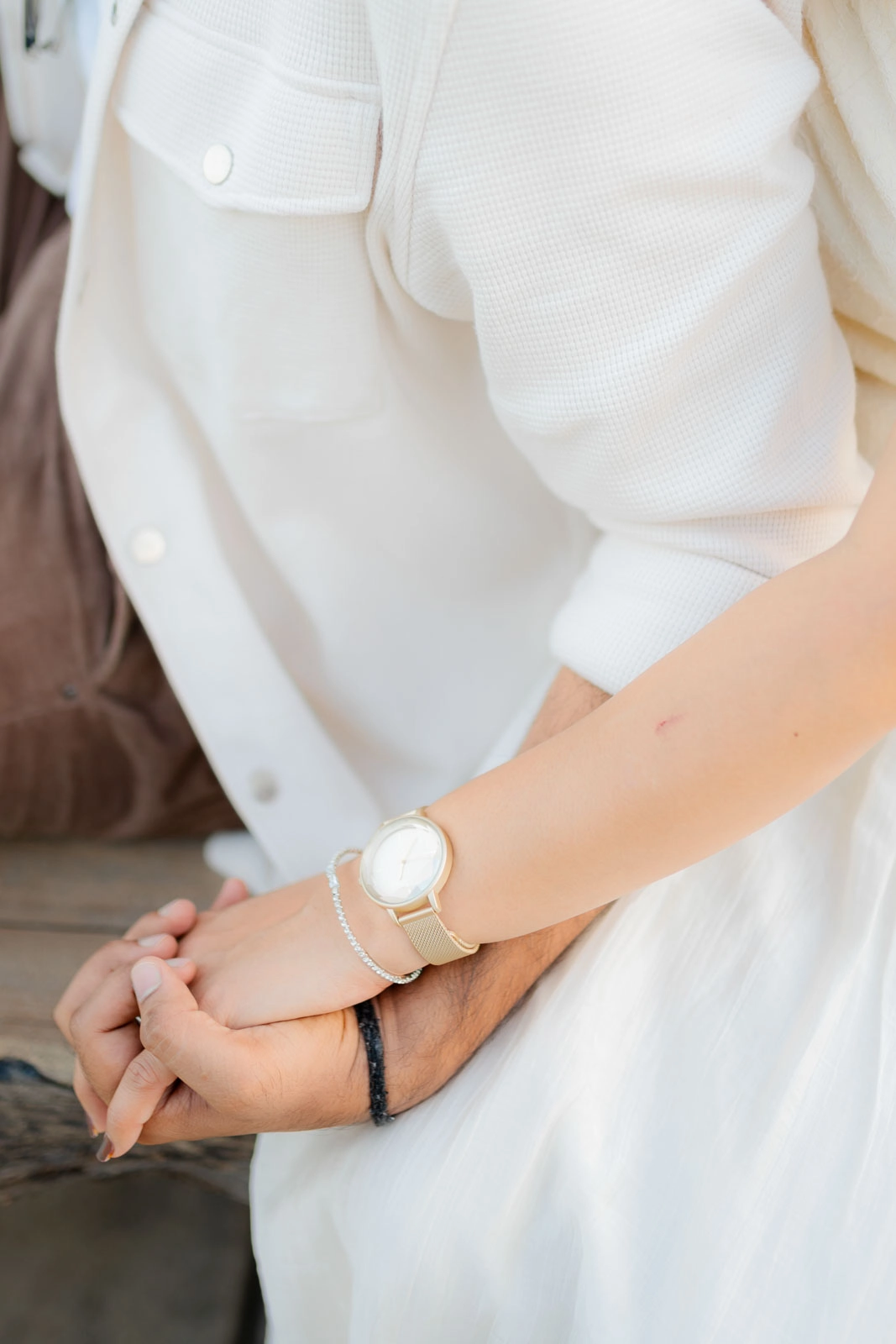 Intimate Couple Detail – Jaipur Prewedding Photography