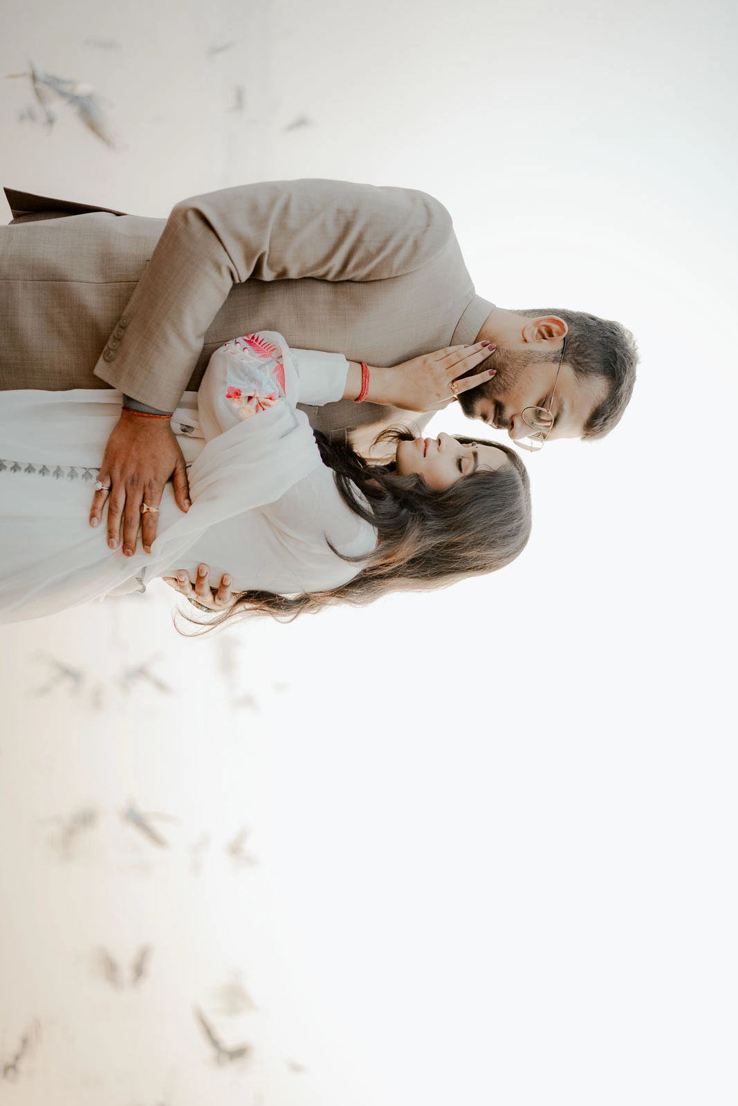 Intimate Couple Moment in Delhi Heritage Setting
