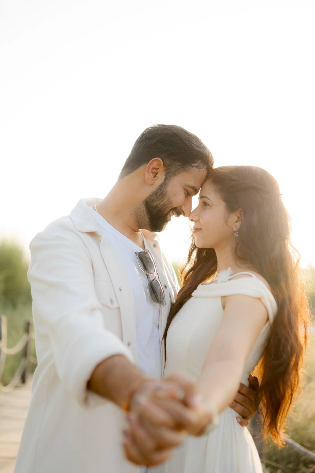 Intimate Couple Portrait – Romantic Jaipur Prewedding Shoot