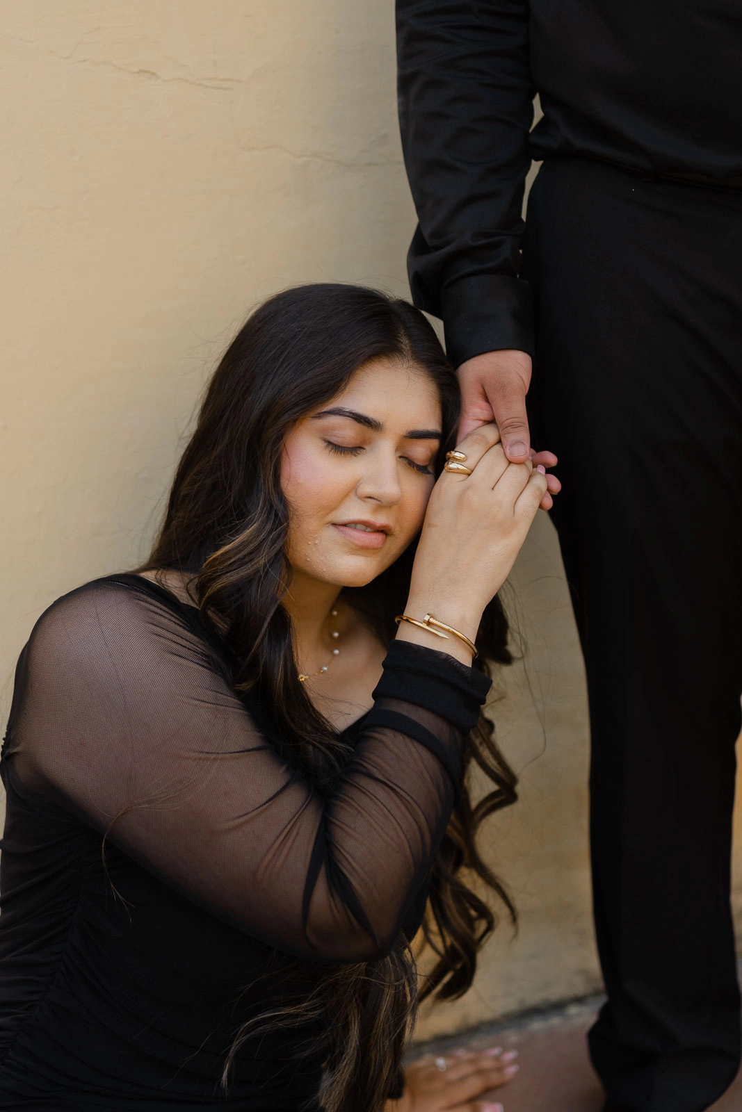 Intimate Couple Prewedding Portrait in Jaipur