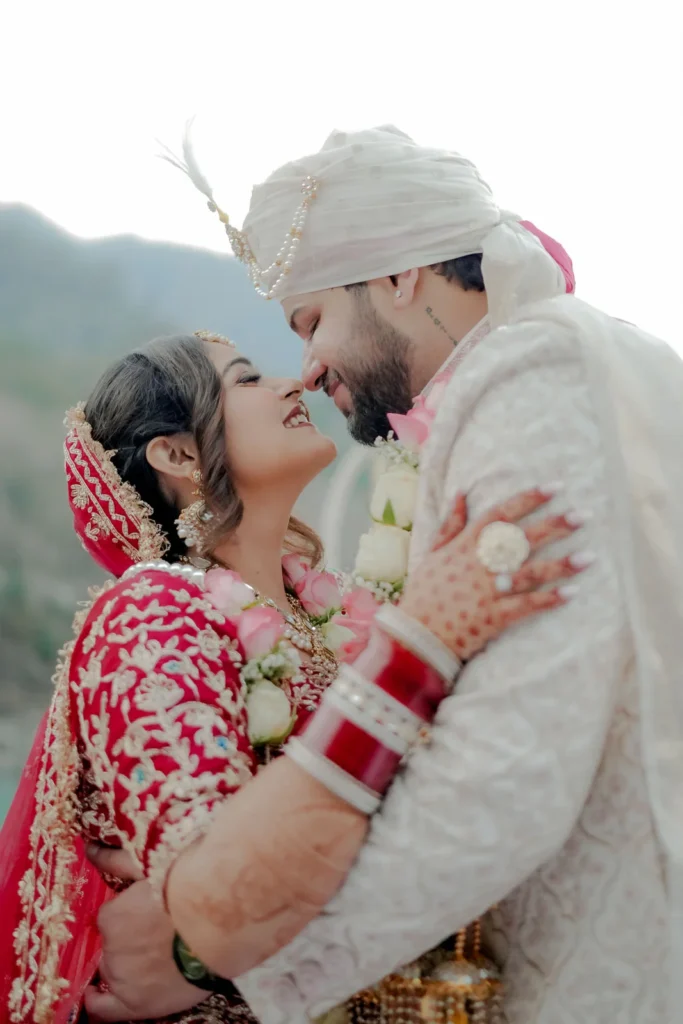 Intimate Rishikesh Wedding Couple Moment