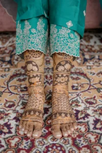 Intricate Bridal Mehendi and Wedding Details