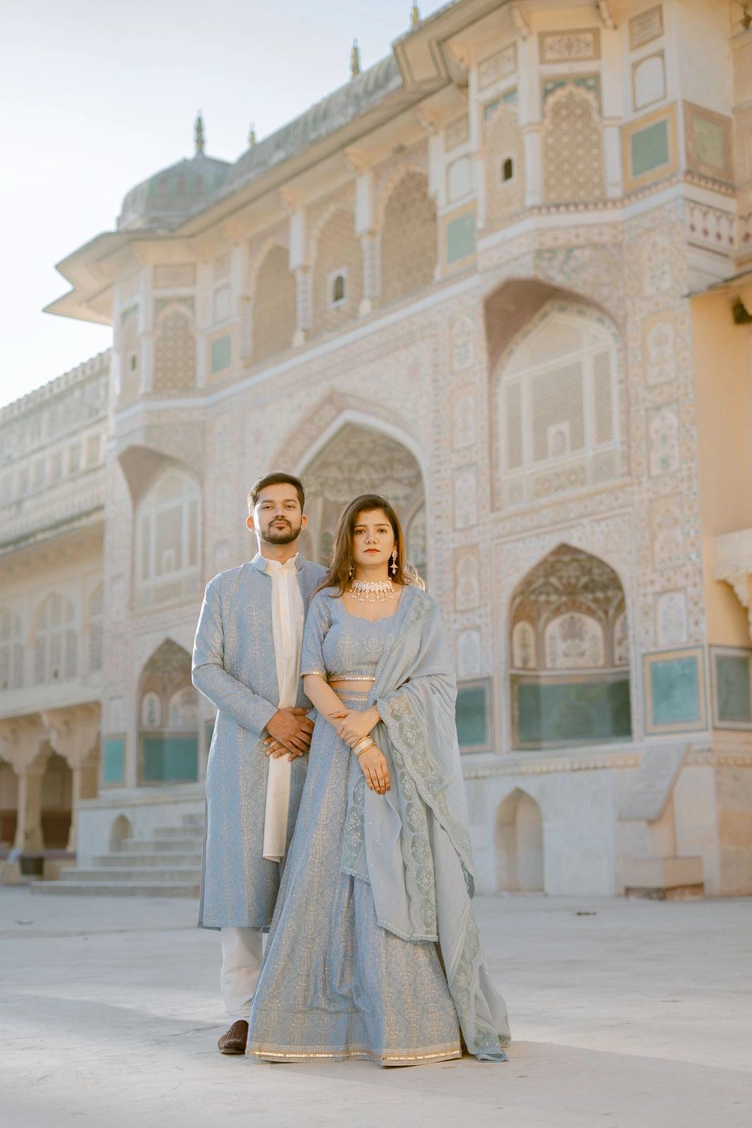 Jaipur Heritage Architecture Prewedding Photography