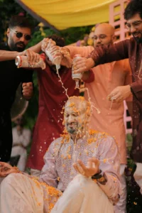Joyful Bride Celebration at a Rewari Wedding