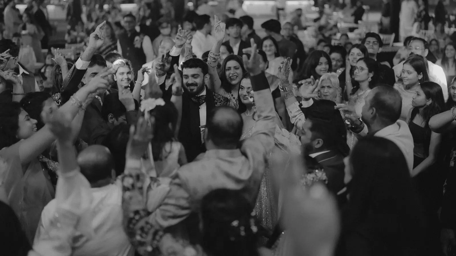 Joyful Wedding Celebration with Family & Friends