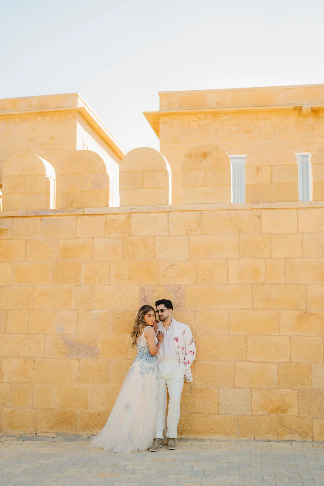 Luxury Wedding Couple Portrait Jaisalmer