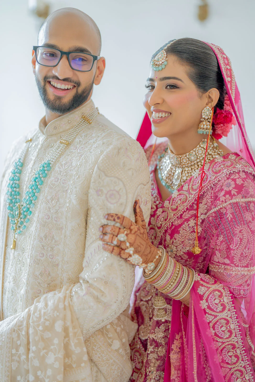 Newlywed Couple Portrait