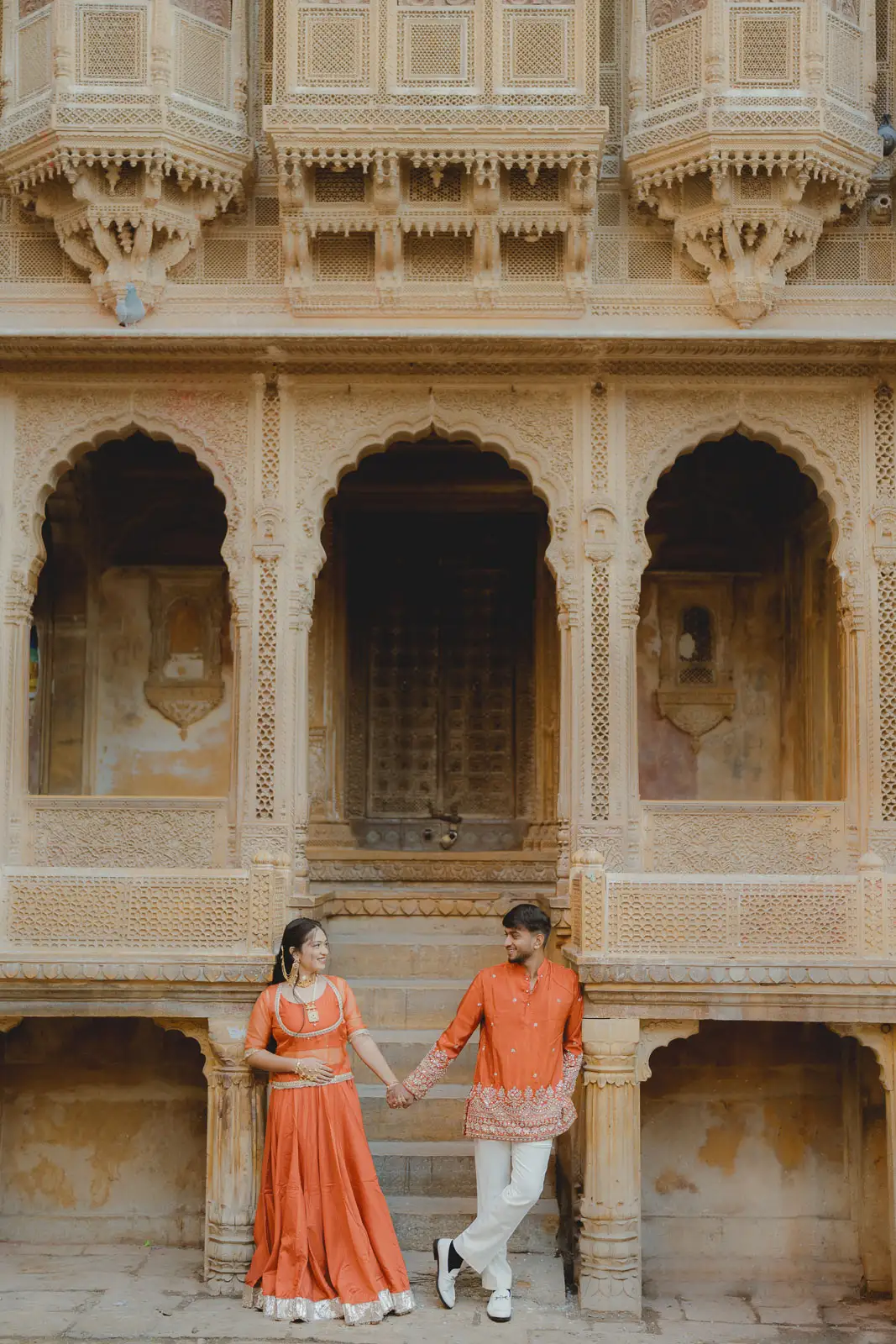 Regal Architecture and Bridal Portrait in Jaisalmer