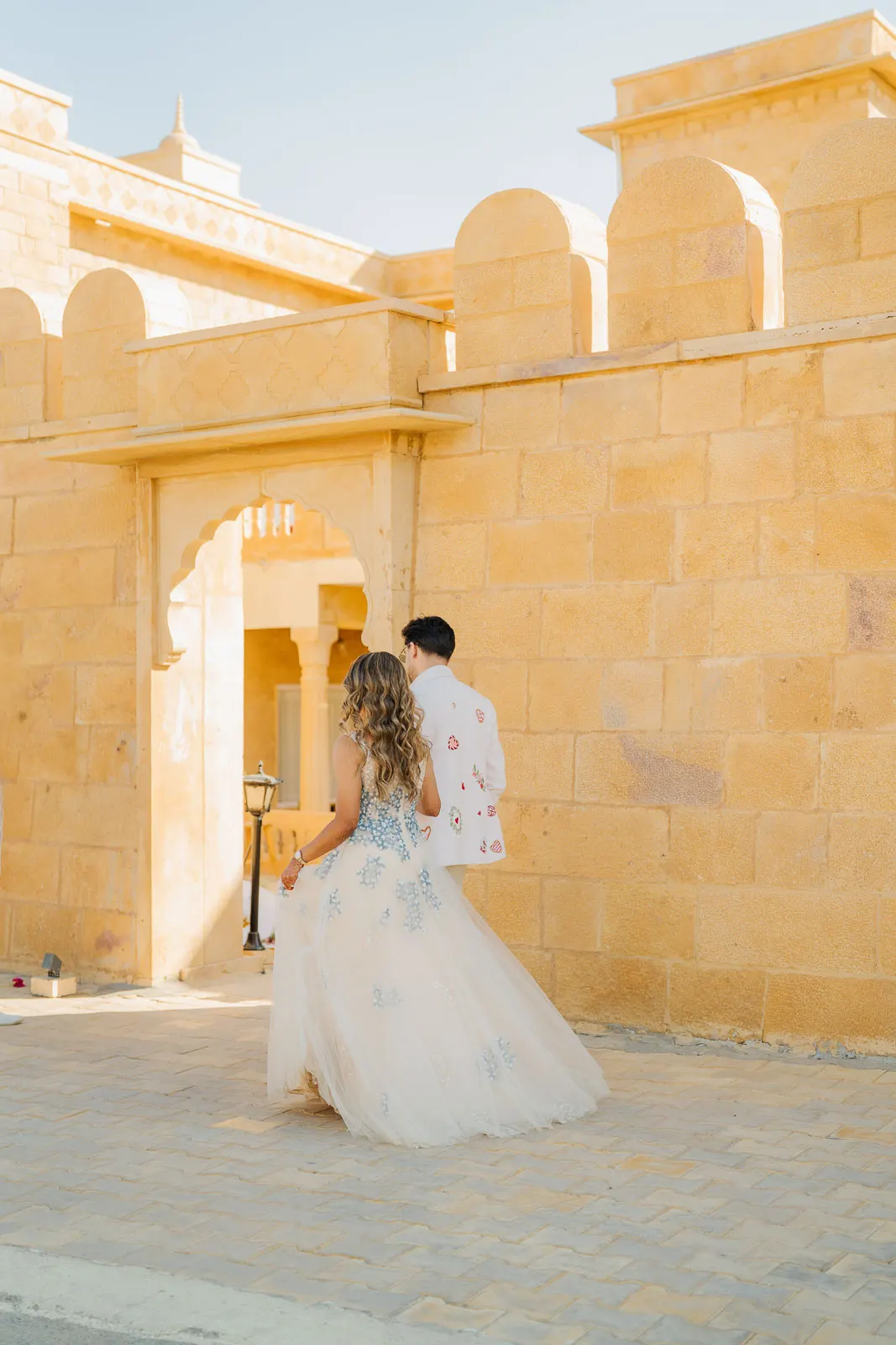 Regal Couple Portrait at a Destination Wedding