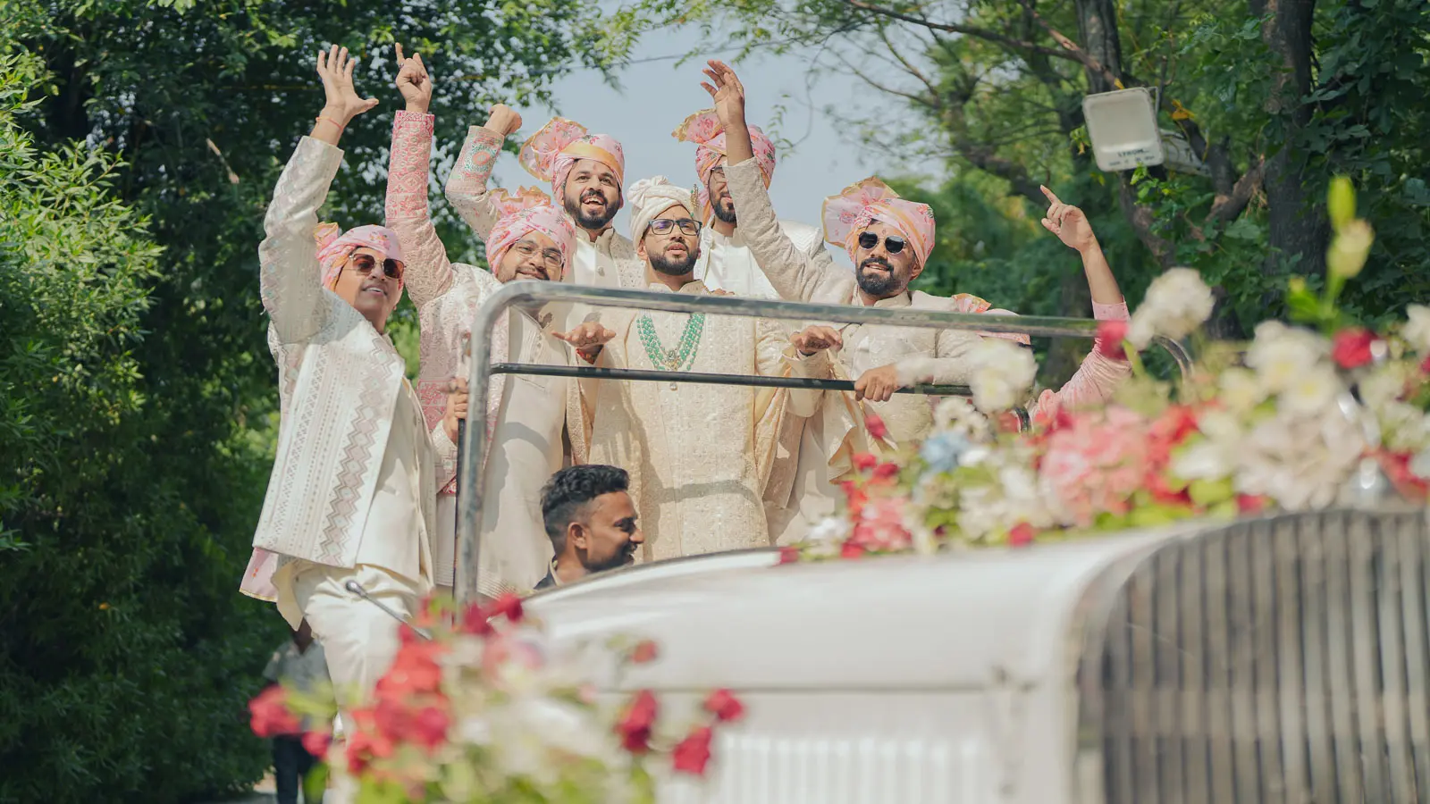 Rewari Wedding Groom Entry with Family
