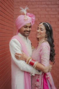 Romantic Bride and Groom Portrait