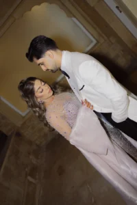 Romantic Couple Portrait in a Heritage Interior