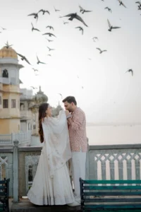 Romantic Couple Portrait – Udaipur Pre-Wedding