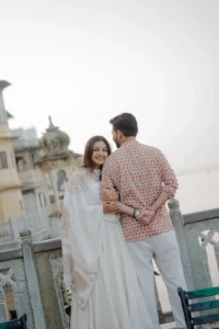 Romantic Couple Portrait – Udaipur Pre-Wedding Shoot