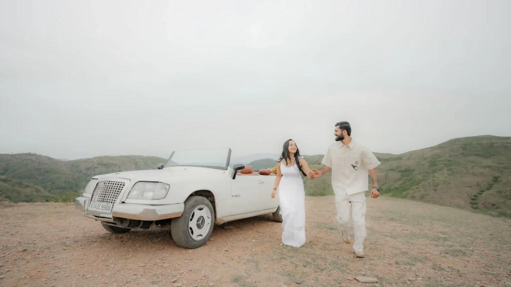 Romantic Couple by the Lake – Udaipur Pre Wedding Photography