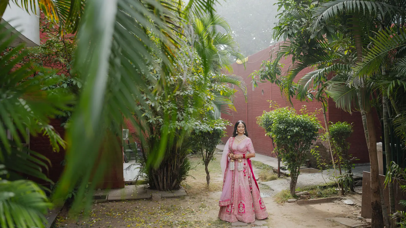 Romantic Garden Bridal Portrait