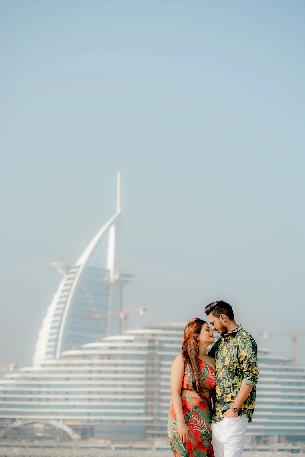 Romantic Outdoor Couple Portrait in Dubai