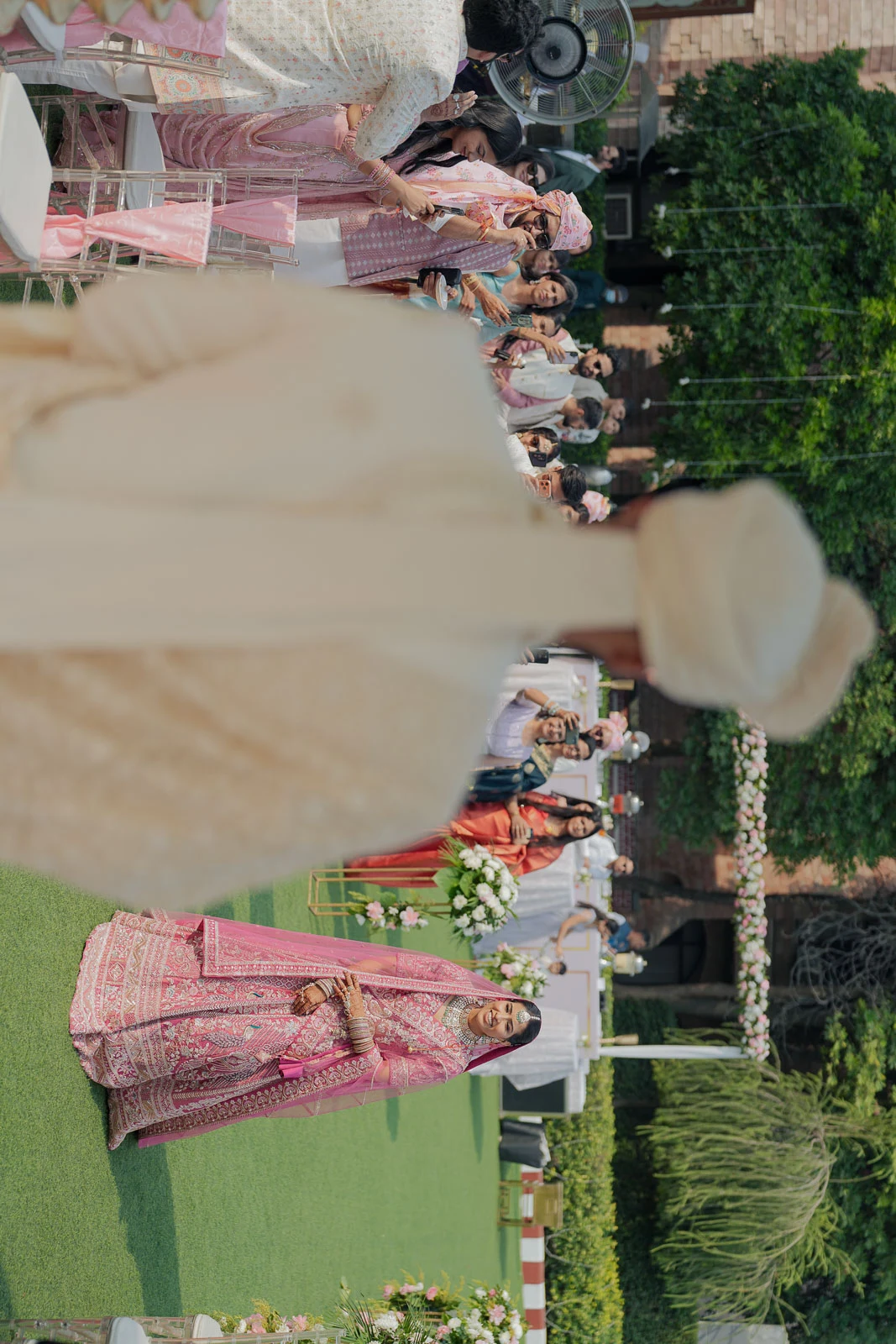 Romantic Wedding Couple Moment