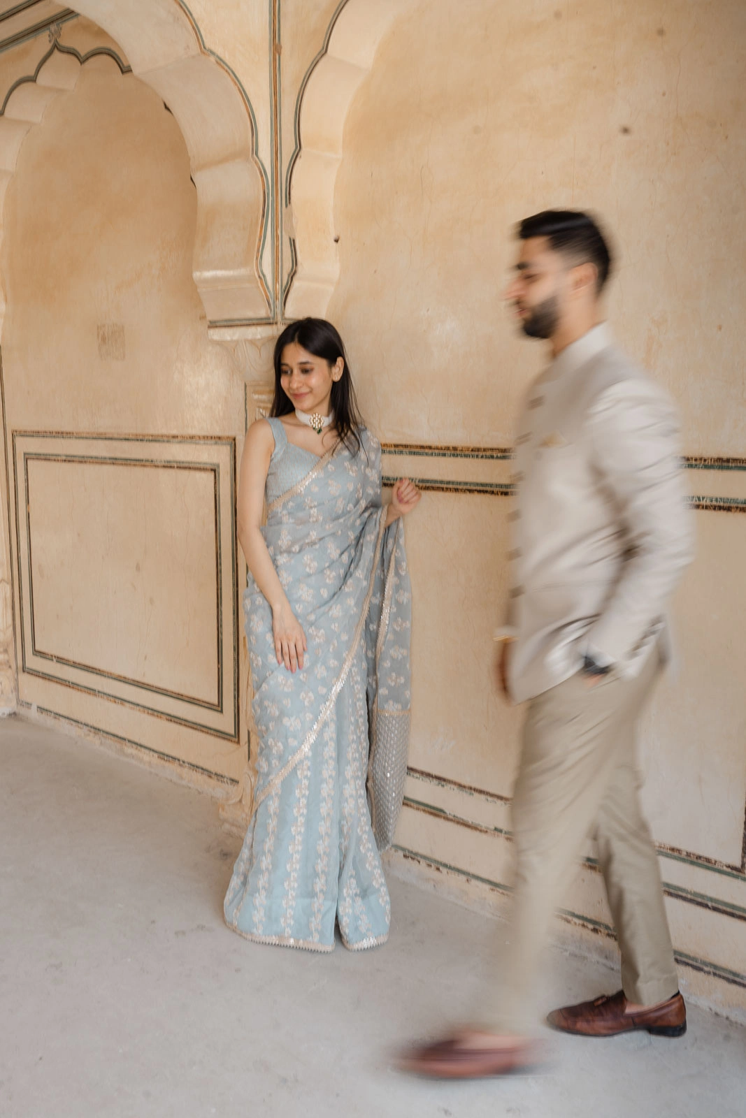 Royal Couple Portrait – Jaipur Heritage Prewedding