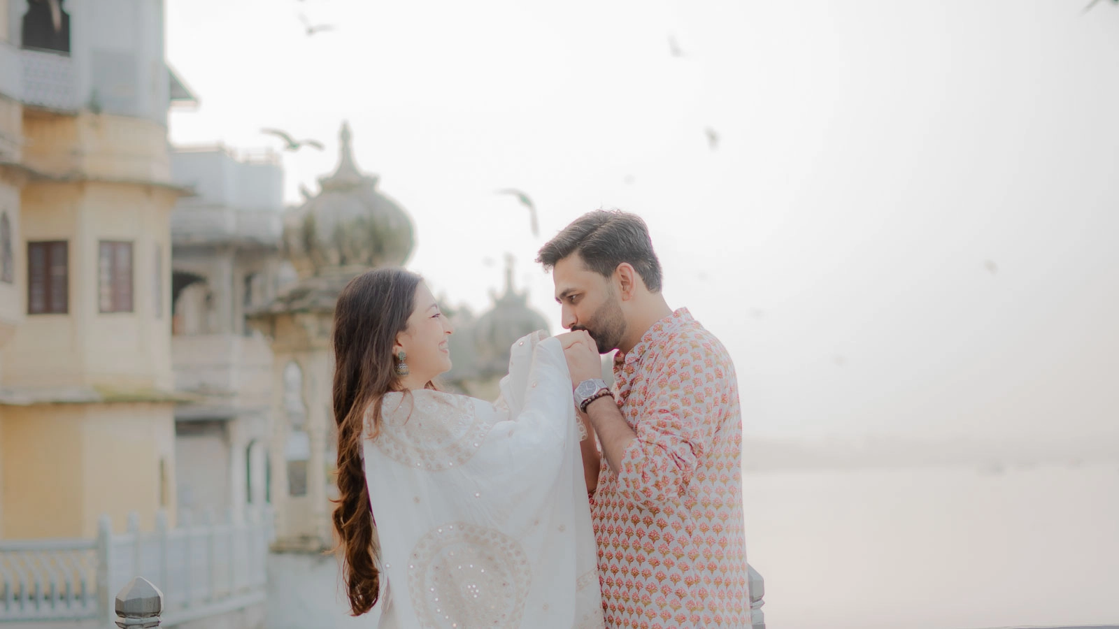 Royal Couple Portrait – Udaipur Pre Wedding Shoot