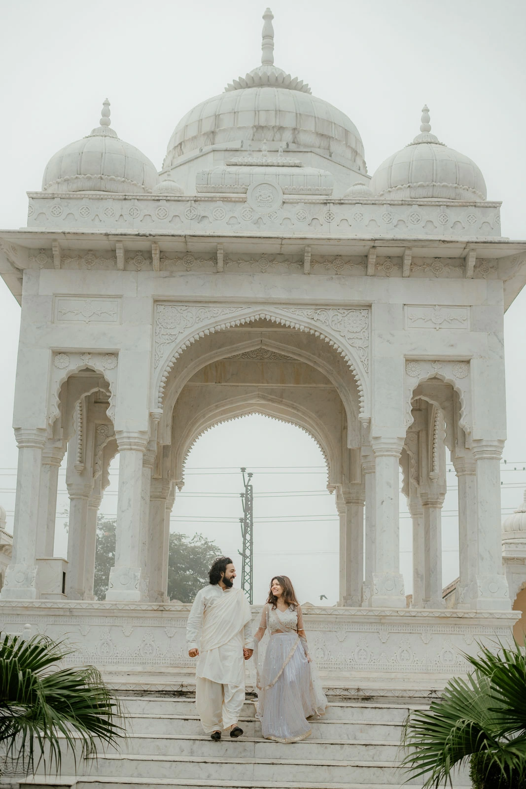 Royal Jaipur Palace Archway Prewedding Shoot