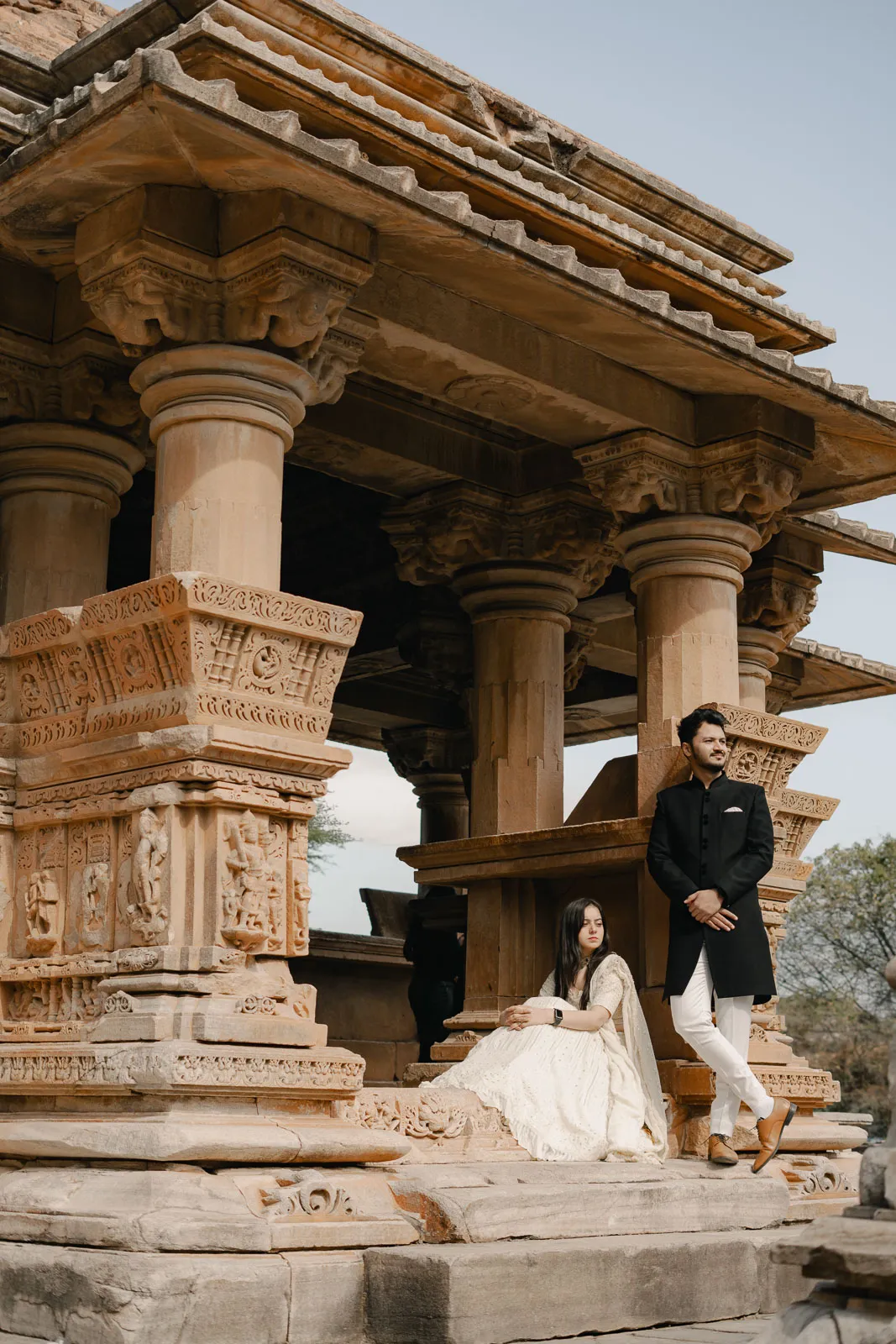 Royal Palace Corridor – Udaipur Pre Wedding Photography