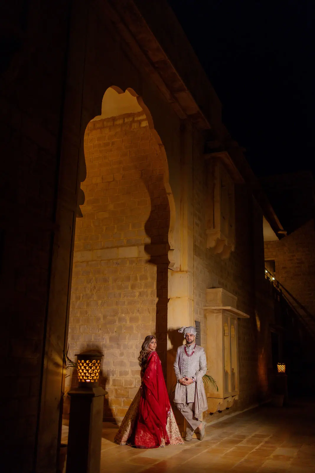Royal Palace Couple Portrait
