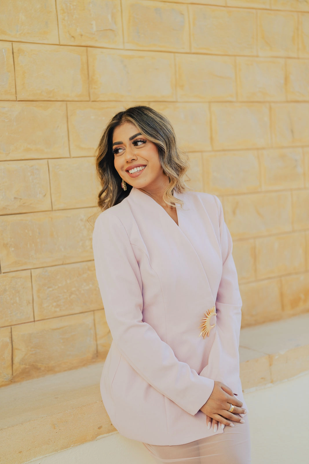 Serene Bridal Portrait in the Golden City
