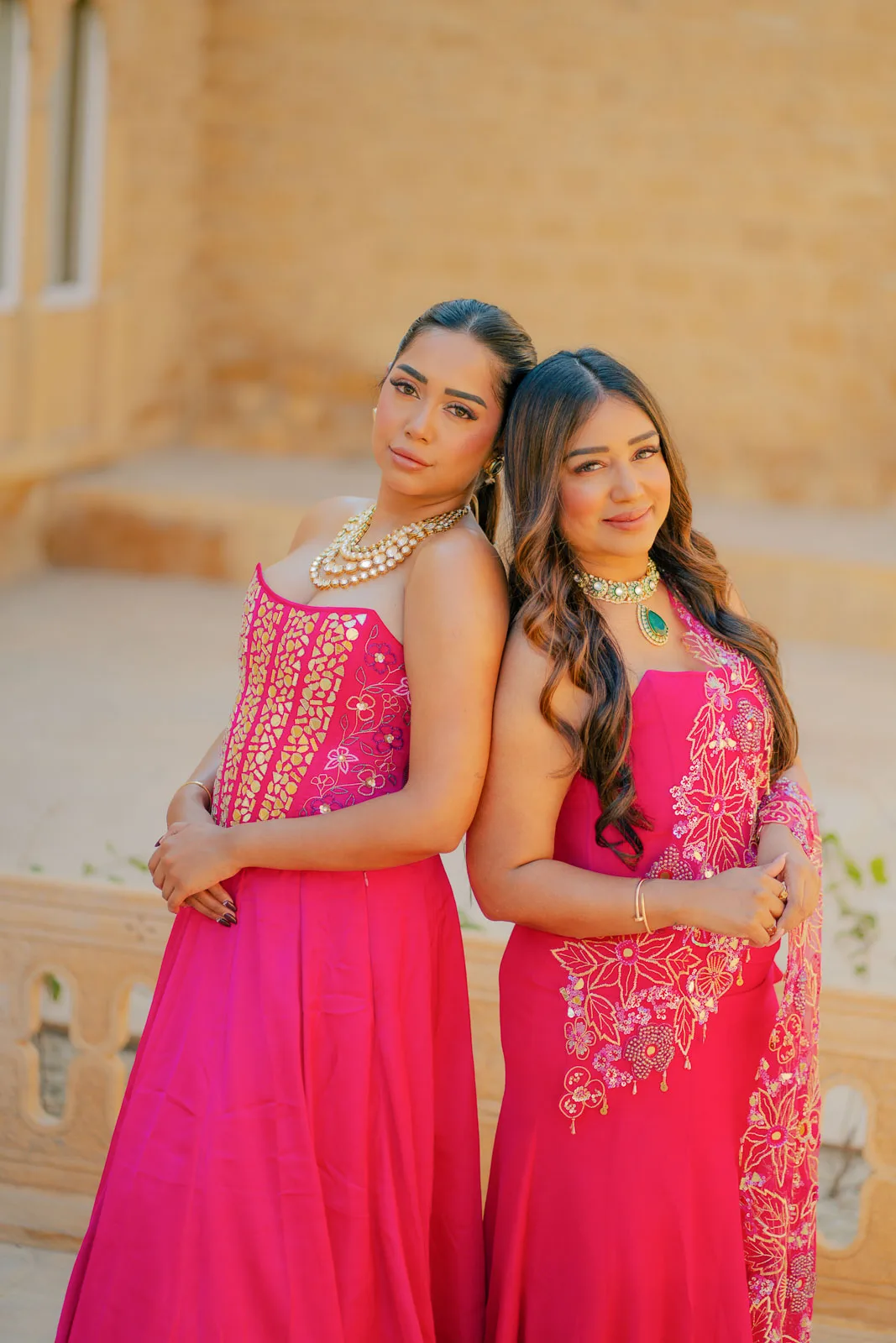 The Bride in Vibrant Pink