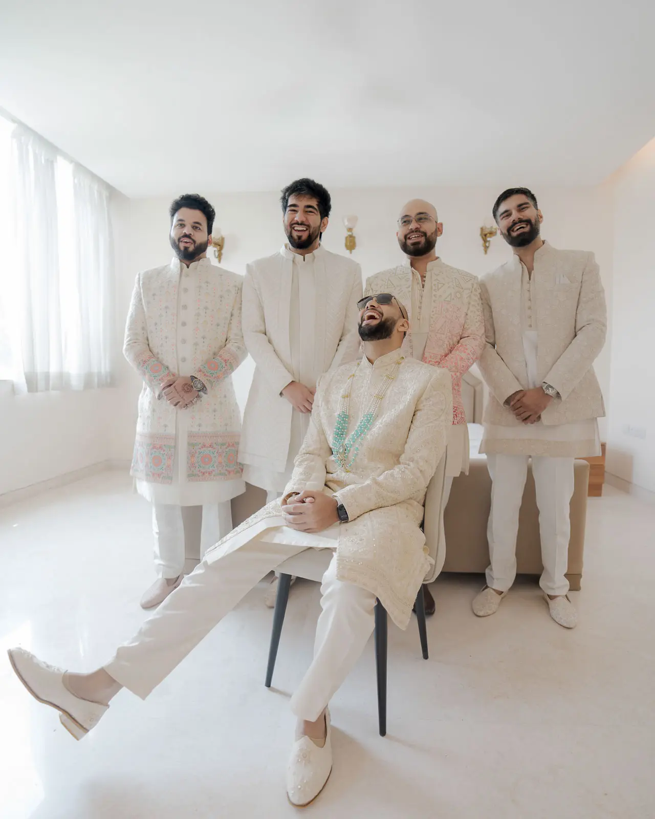 Timeless Groom & Groomsmen Portrait