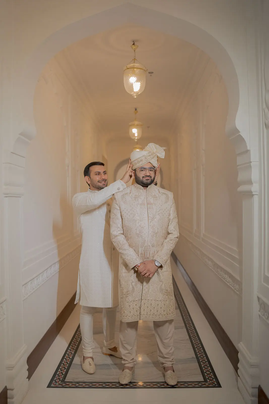 Timeless Groom Portrait in Royal