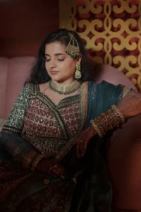 Traditional Bride Portrait at Night