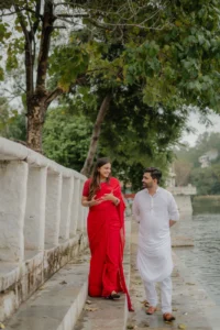 Traditional Couple Portrait in Udaipur Pre Wedding