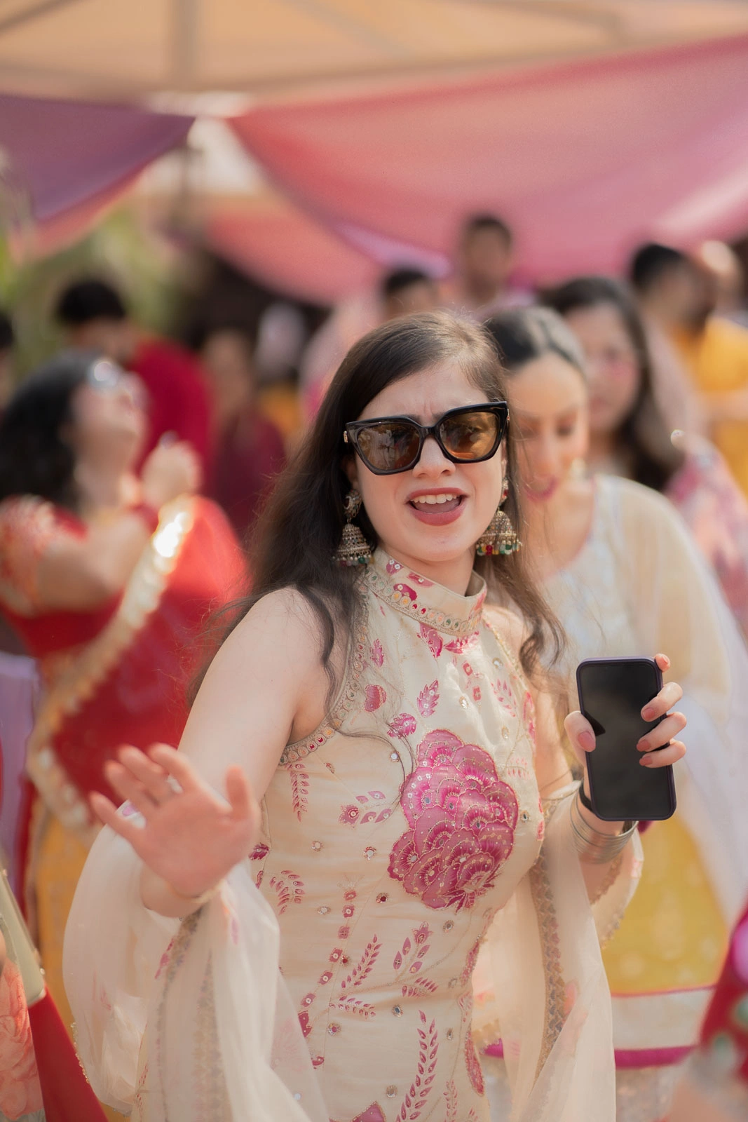 Vibrant Bride Portrait at a Rewari Wedding