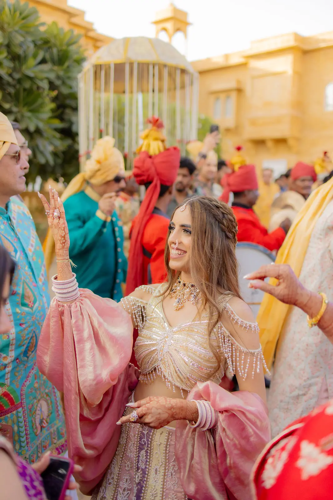 Vibrant Celebration of Two Families