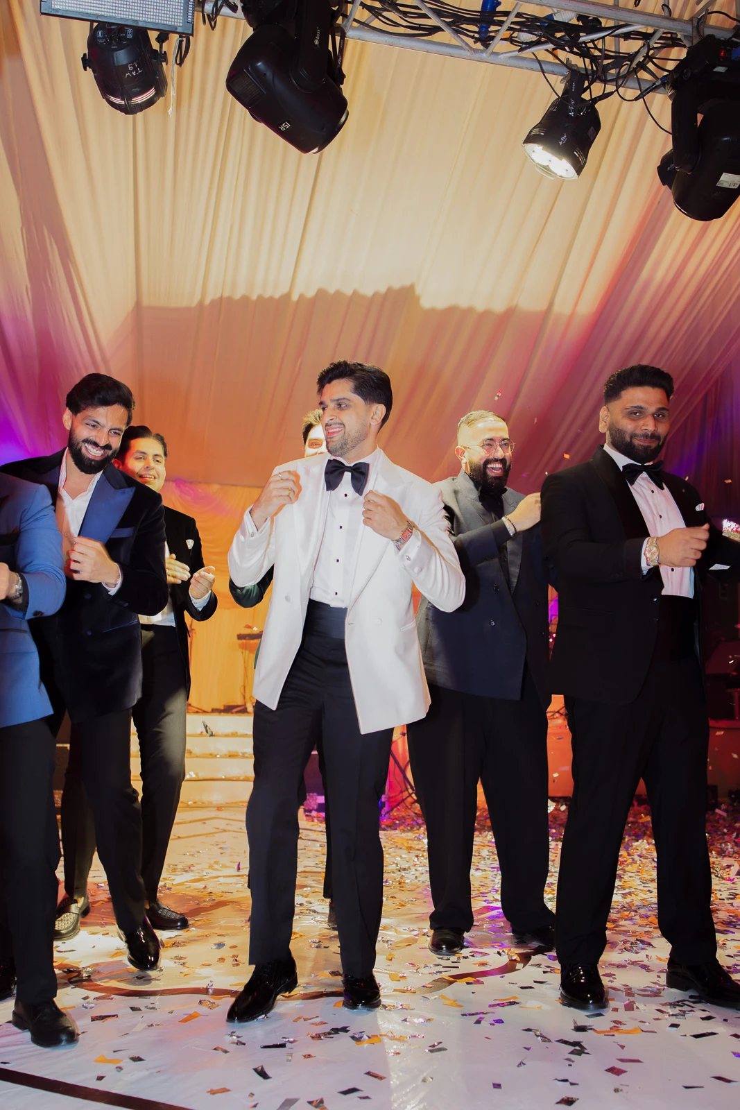 Wedding Guests Celebrating Together