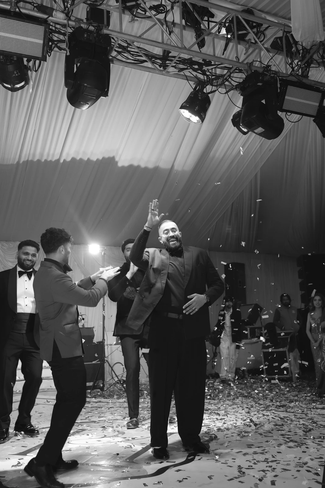 Wedding Guests Gathered During the Celebration