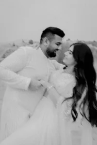 Close-up of couple embracing, Jaipur pre-wedding shoot