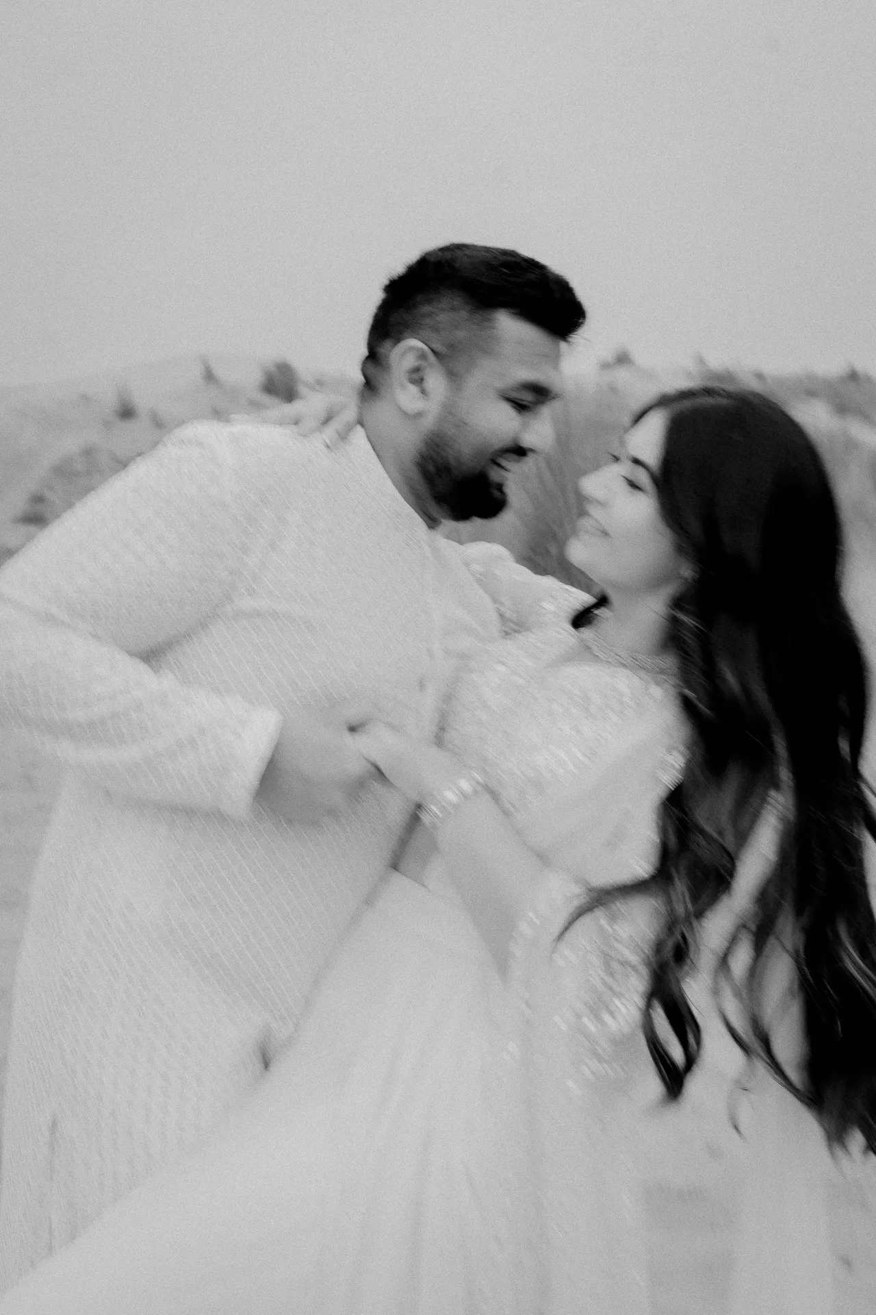 Close-up of couple embracing, Jaipur pre-wedding shoot