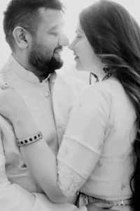 Close-up of couple face to face, Jaipur pre-wedding shoot
