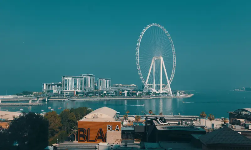 Bluewaters Island and Ain Dubai